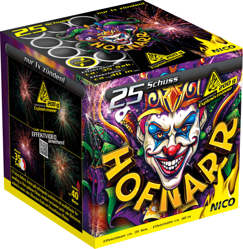 05045 Hofnarr, 25 Schuss