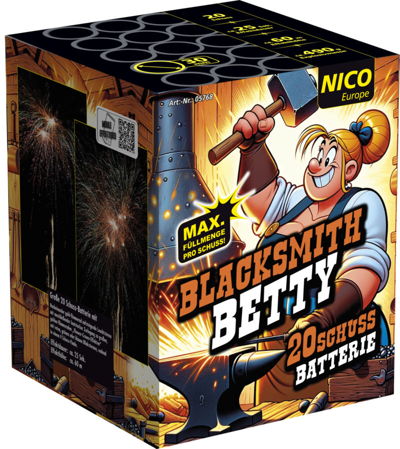 Blacksmith Betty, 20 Schuss