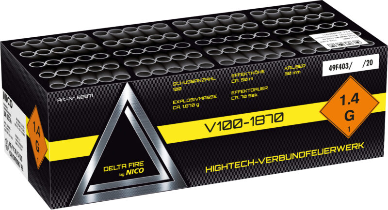 Delta Fire V100-1870, 100 Schuss