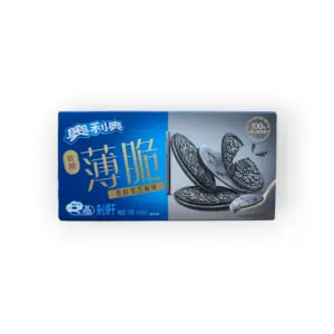 OREO Thin Crispy Black Sesame Flavor, wenig Zucker 124g